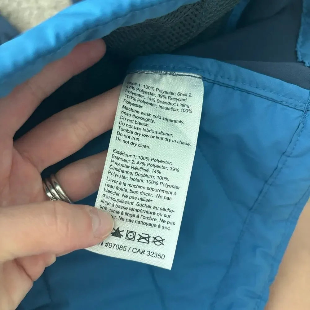 Outdoor Research Women’s Refuge Hybrid Hooded Jacket Blue Size XS Blue